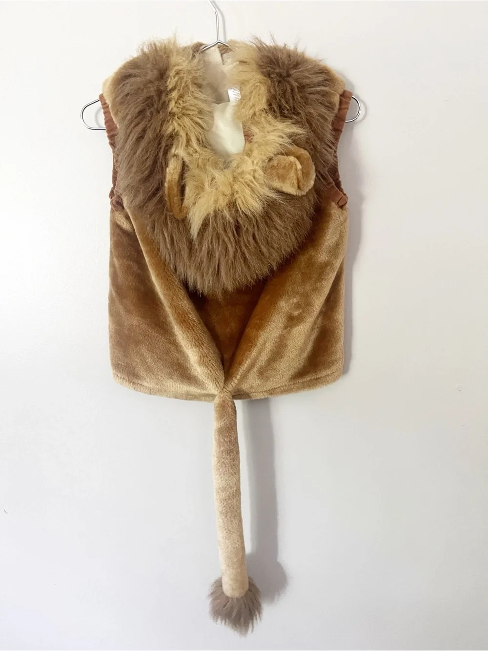 Vintage Lion Cat Costume Shirt Top Childrens Large Kids Girls